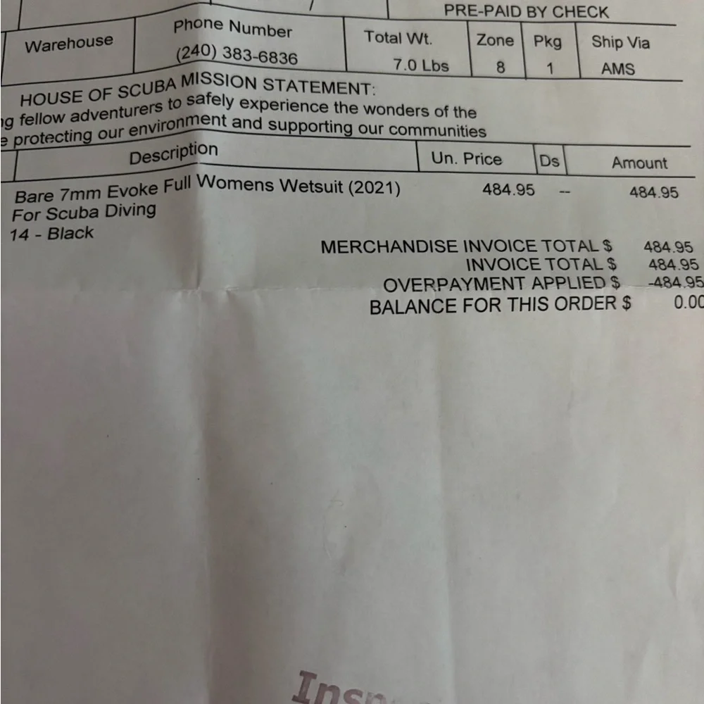 BARE Black Full-Body Wetsuit. Size 14. NWT - Picture 6 of 6